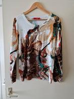 LEA H. ECRU FIJN GEBREID VEST MET PRINT MAAT L, Kleding | Dames, Maat 38/40 (M), Beige, Nieuw, Ophalen of Verzenden