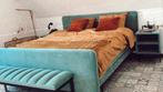 Mint Velours tweepersoonsbed, Huis en Inrichting, Ophalen, 210 cm, Tweepersoons, Zo goed als nieuw