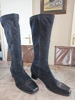 Picardi leren dameslaarzen mt 9.5, Hoge laarzen, Zwart, Ophalen of Verzenden, Picardi