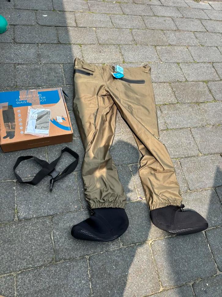 Nieuwe kinetic classic gaiter waistfoot waadpak maat m, Watersport en Boten, Hengelsport | Roofvissen, Nieuw, Overige typen, Ophalen of Verzenden