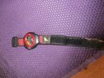 disney Cars horloge lightning mc queen disney zwart met rood, Ophalen of Verzenden, Overige figuren, Gebruikt, Overige typen
