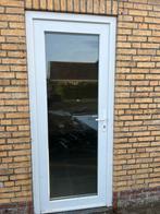 Kunststof buitendeur volledig glas 213x90 – incl kozijn, Ophalen, Gebruikt, 80 tot 100 cm, Buitendeur