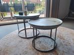 Salontafels (set van twee), Huis en Inrichting, Tafels | Salontafels, Ophalen, 50 tot 100 cm, Rond, 50 tot 100 cm