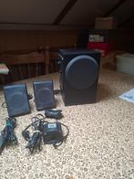 boxen luidsprekers met subwoofer, Audio, Tv en Foto, Luidsprekers, Zo goed als nieuw, Minder dan 60 watt, Front, Rear of Stereo speakers