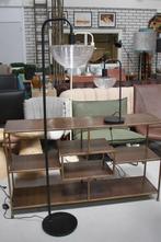 Vloerlamp + tafellamp BAYLIE Light & Living metaal & glas