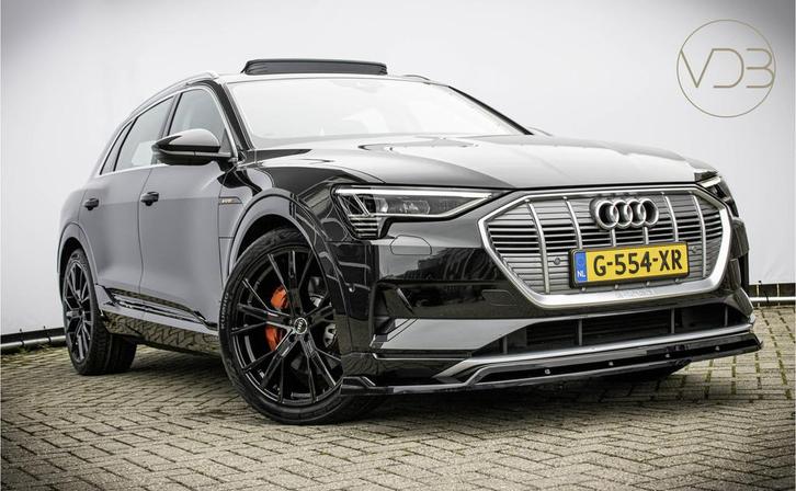 Audi e-tron 50 quattro 22inch PANO LEER Origineel NL, Auto's, Audi, Bedrijf, Te koop, e-tron, 4x4, ABS, Adaptive Cruise Control
