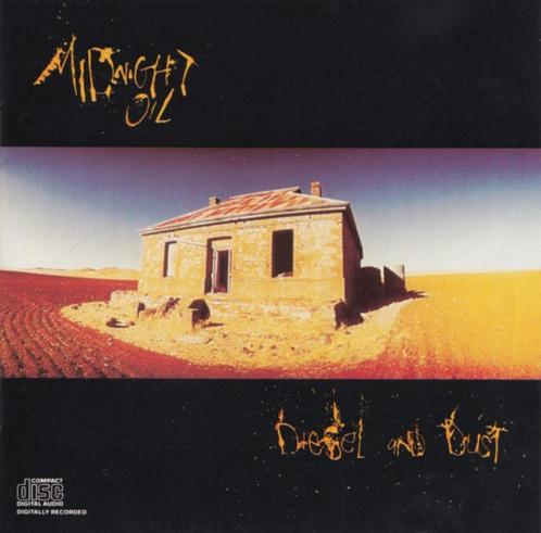 Folk Rock C.D. (1988) Midnight Oil - Diesel and Dust, Cd's en Dvd's, Cd's | Pop, Gebruikt, 1980 tot 2000, Ophalen of Verzenden