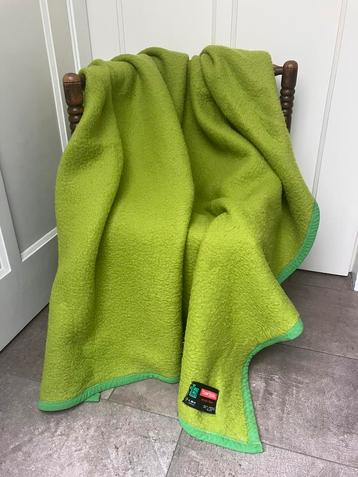 Vintage groene deken - Transburg Enschede - dralon beschikbaar voor biedingen