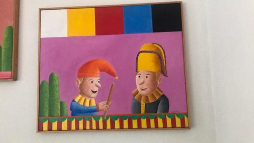 Schilderij Dirk Bakker, Antiek en Kunst, Kunst | Overige Kunst, Ophalen of Verzenden