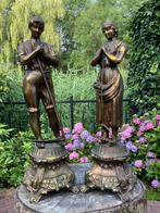 Religie ❤️ oude bronzen beelden Angelus gebed AVE Maria, Antiek en Kunst, Ophalen of Verzenden