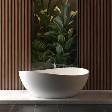 Wiesbaden Waive vrijstaand ligbad 160 x 95 cm solid surface  beschikbaar voor biedingen