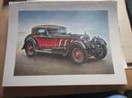 poster Mercedes-Benz SSK, Rechthoekig Liggend, Ophalen of Verzenden, Zo goed als nieuw, A1 t/m A3