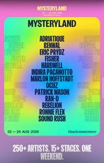 Mysteryland zondag 2 tickets, Tickets en Kaartjes, Twee personen, Augustus