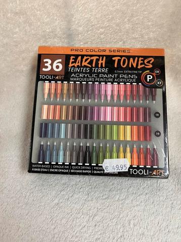 Tooli-art stiften Earth tones beschikbaar voor biedingen