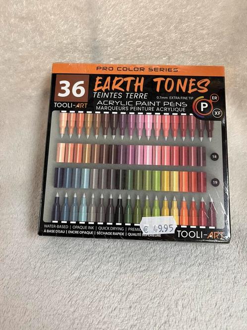 Tooli-art stiften Earth tones, Hobby en Vrije tijd, Tekenen, Nieuw, Ophalen of Verzenden