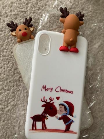 Kerst soft case telefoonhoesje rendier figuurtje Nieuw beschikbaar voor biedingen