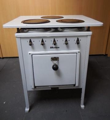 Oud Therma Fornuis met Oven, 3 pits, Electrisch/Elektrisch beschikbaar voor biedingen