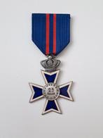 Brandweer medaille trouwe dienst 25 jr onderscheiding, Ophalen of Verzenden, Nederland, Lintje, Medaille of Wings