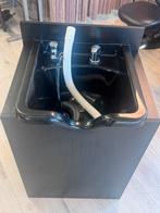Kappers wasunit / wasbak zwart, Ophalen of Verzenden, Zo goed als nieuw, Minder dan 50 cm
