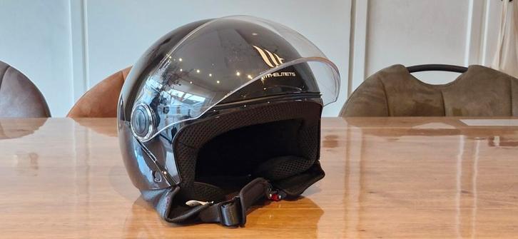 MT Helmets Scooter Helm - XL (61-62), Fietsen en Brommers, Brommerhelmen, Zo goed als nieuw, Extra large of groter, Ophalen of Verzenden