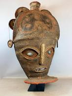 260238 Zeldzame Afrikaans Mungenda helm dans Chokwe masker, Antiek en Kunst, Ophalen of Verzenden