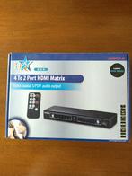 HQ 4 naar 2 Poorts HDMI Matrix Switch + Remote, Ophalen of Verzenden, Zo goed als nieuw