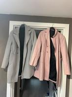Mantel jassen grijs / roze, Maat 38/40 (M), Ophalen of Verzenden, Onbekend, Grijs