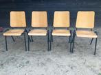 Stoelen van hout, Huis en Inrichting, Stoelen, Ophalen, Gebruikt, Bruin, Vier