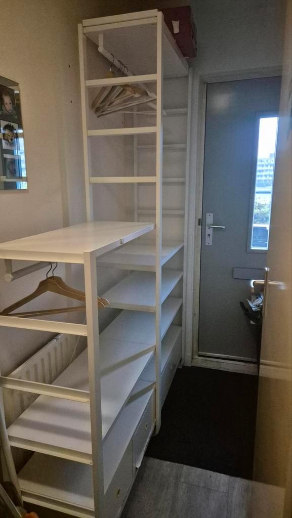 Elvarli kastensysteem kapstok kast ikea, Huis en Inrichting, Kasten | Stellingkasten, Gebruikt, Ophalen