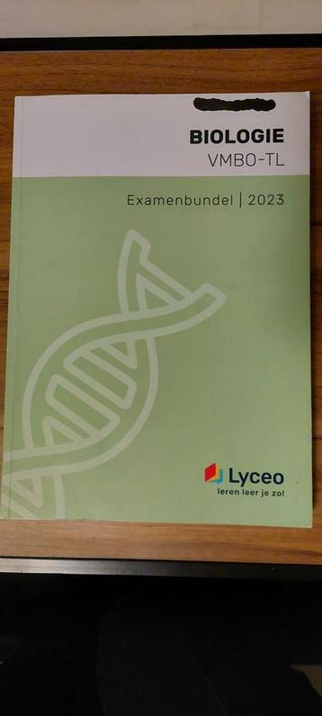 Lyceo examenbundel biologie vmbo-tl 2023 beschikbaar voor biedingen