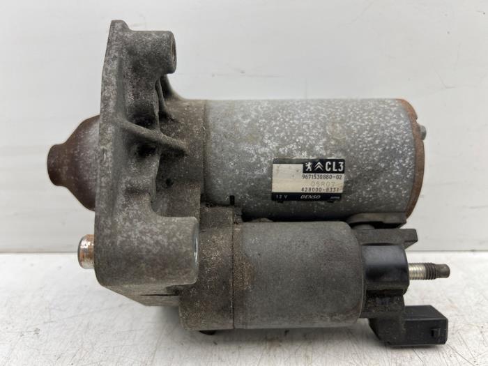 Startmotor van een Peugeot 208, Auto-onderdelen, Motor en Toebehoren, Peugeot, Gebruikt, 3 maanden garantie, Ophalen of Verzenden