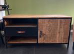 Mangohouten televisie kastje, Huis en Inrichting, Kasten | Televisiemeubels, Ophalen, 100 tot 150 cm, Zo goed als nieuw, Minder dan 100 cm