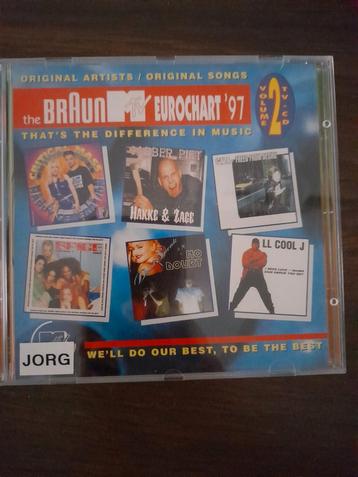 Braun MTV Eurochart '97 Vol. 2 CD beschikbaar voor biedingen