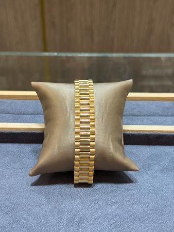 18KT Goud - 54 Gram - Armband - Rollie - Geel Goud beschikbaar voor biedingen