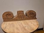 Houten Ornament met Gedetailleerd Snijwerk, Huis en Inrichting, Woonaccessoires | Overige, Ophalen