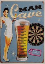 Man Cave darts pinup reclamebord van metaal wandbord deco, Info@deconoord.nl, Deco Noord, Nieuw, Ophalen of Verzenden