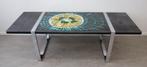 Vintage salontafel Belarti tegeltafel Fat Lava Space Age 60s, Gebruikt, 150 tot 200 cm, Minder dan 50 cm, Rechthoekig