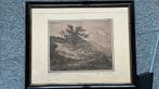 Ets Emaus de Micault 1861 bos bij Bentheim ( Duitsland), Antiek en Kunst, Ophalen of Verzenden