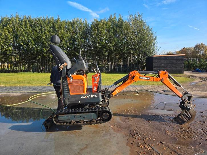 Doosan DX10z Minigraver Graafmachine - Bouwjaar 2019, Zakelijke goederen, Machines en Bouw | Kranen en Graafmachines, Graafmachine