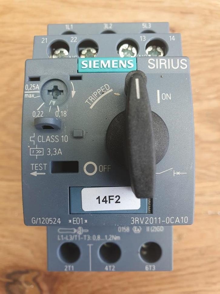 Siemens sirius vermogensschakelaars, Hobby en Vrije tijd, Elektronica-componenten, Zo goed als nieuw, Ophalen of Verzenden
