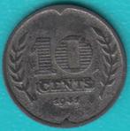 Nederland 10 cent 1941 Wilhelmina zink, Sch. 1031, Postzegels en Munten, Munten | Nederland, Koningin Wilhelmina, 10 cent, Ophalen of Verzenden