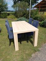 Eettafel met 4 stoelen, Huis en Inrichting, Ophalen, Gebruikt, 50 tot 100 cm, 150 tot 200 cm