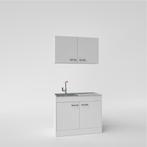 keuken wit 100 cm nieuw, Huis en Inrichting, Keuken | Complete keukens, Wit, Nieuw, Enkelwandige keuken, Ophalen of Verzenden