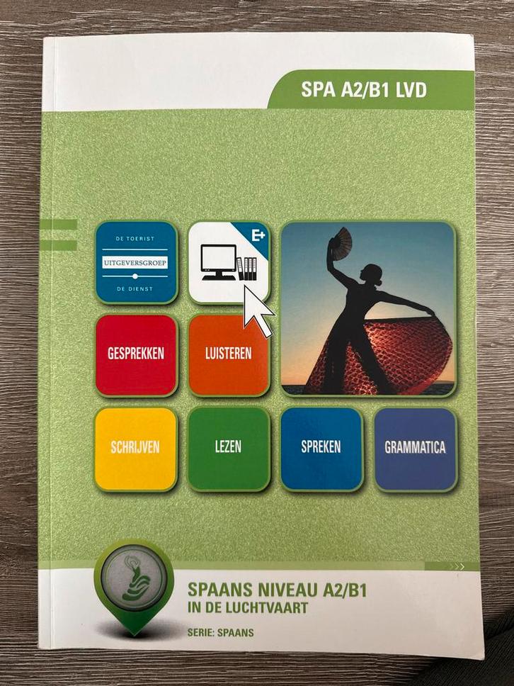 Spaans A2/B1 LVD Leerboek - Zo goed als nieuw!, Boeken, Studieboeken en Cursussen, Zo goed als nieuw, MBO, Ophalen of Verzenden