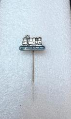 Speldje RET Rotterdam 1905 - 1965 (blauw), Verzamelen, Spoorwegen en Tramwegen, Ophalen of Verzenden, Gebruikt, Tram