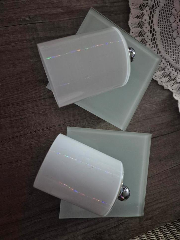 Moderne Gamma Plafon/Wandlampen - Set van 2, Huis en Inrichting, Lampen | Wandlampen, Zo goed als nieuw, Glas, Ophalen of Verzenden