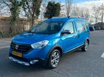 Dacia Dokker – 1.2 Benzine – Nieuwe APK – Zeer Nette Staat, Voorwielaandrijving, 4 cilinders, Blauw, 115 pk