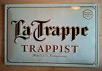 La Trappe Trappist geëmailleerd bord 30x20cm, Ophalen of Verzenden, Zo goed als nieuw, La Trappe
