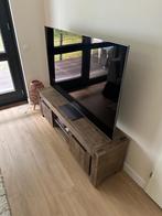 Mooi rustiek houten tv meubel in landelijke stijl, Huis en Inrichting, Kasten | Televisiemeubels, Ophalen, 150 tot 200 cm, Zo goed als nieuw