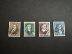 1937 Zomerzegels NVPH nr 296-299 ongestempeld, Verzenden, T/m 1940